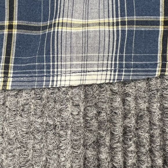 VTG Wrangler Shirt Mens XL Western Fashion Blue Plaid Pearl Snaps Cowboy‎ Rodeo - Picture 10 of 16